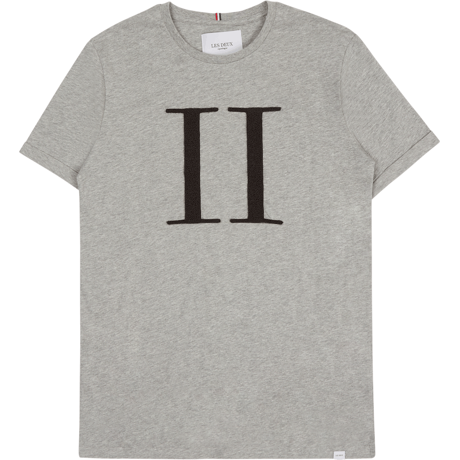 Les Deux Encore Bouclé T-shirt raven