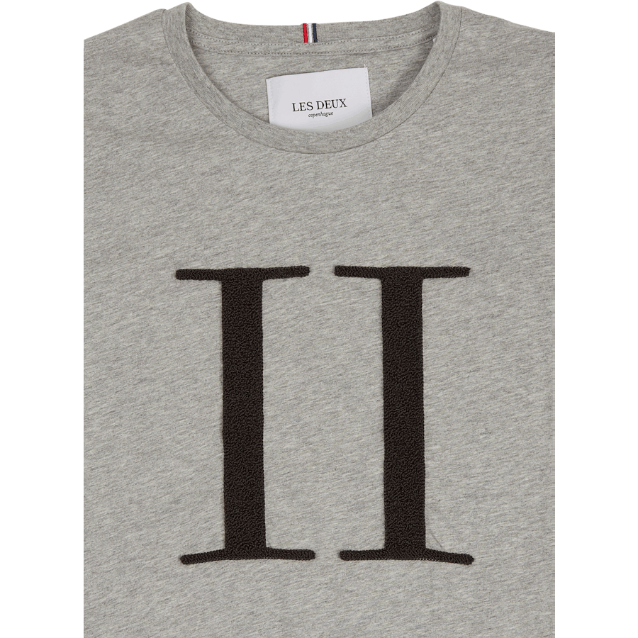 Les Deux Encore Bouclé T-shirt raven