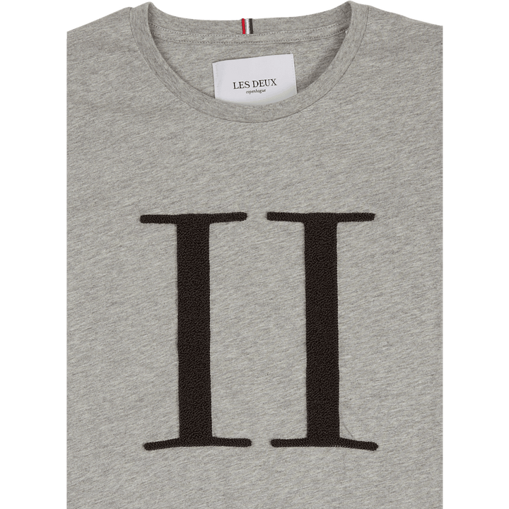 Les Deux Encore Bouclé T-shirt raven