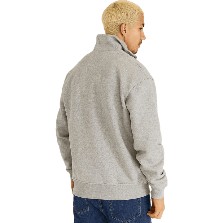 Diego Halfzip Sweatshirt Grey Melange/white