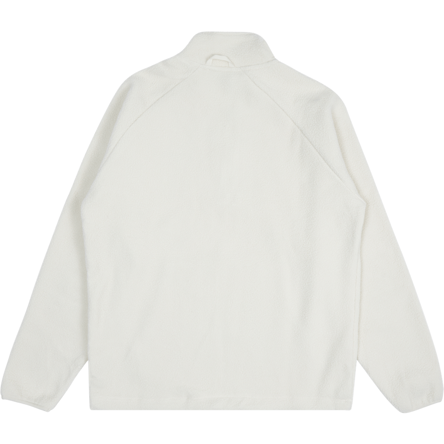 Duncan Pile Halfzip Sweatshirt Ivory