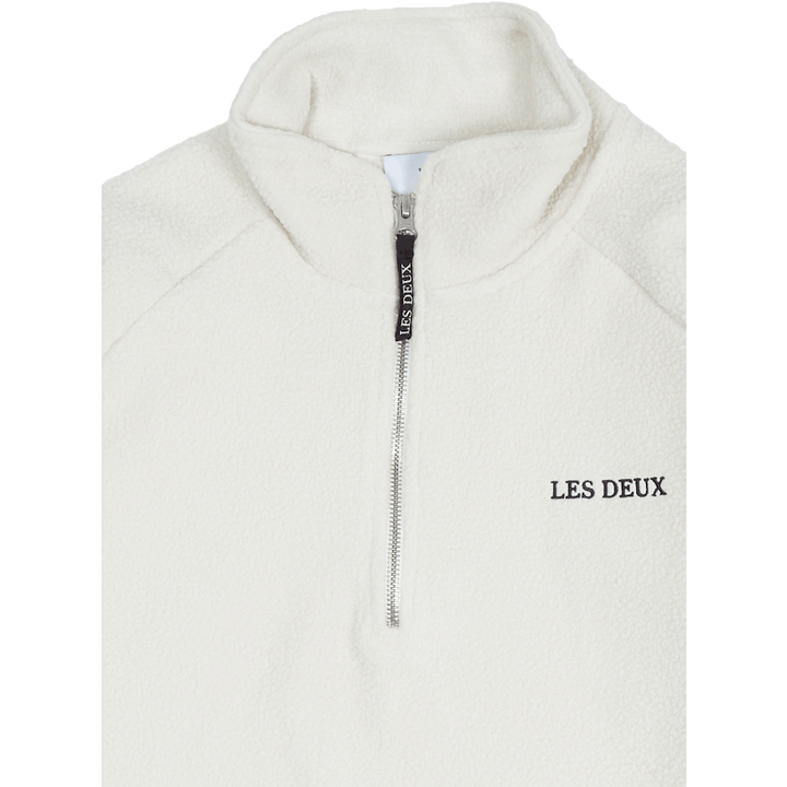 Duncan Pile Halfzip Sweatshirt Ivory