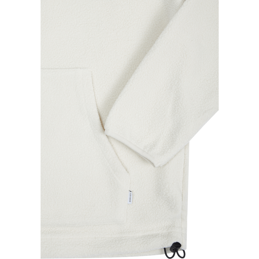 Duncan Pile Halfzip Sweatshirt Ivory
