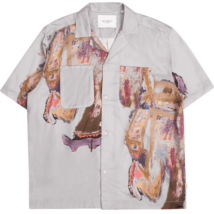 Les Deux Kabangu Aop Tencel Ss Hemd