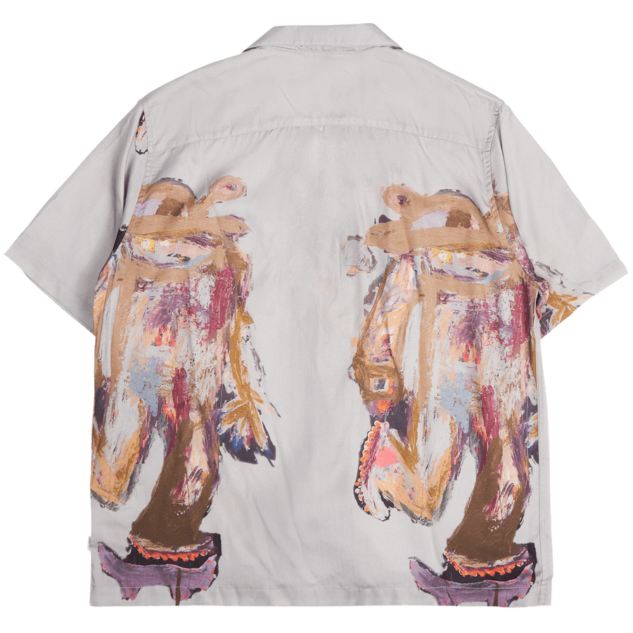 Les Deux Kabangu Aop Tencel Ss Hemd