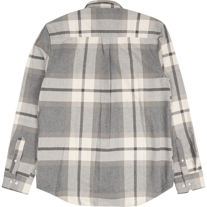 Les Deux Jeremy Check Flanellhemd raven
