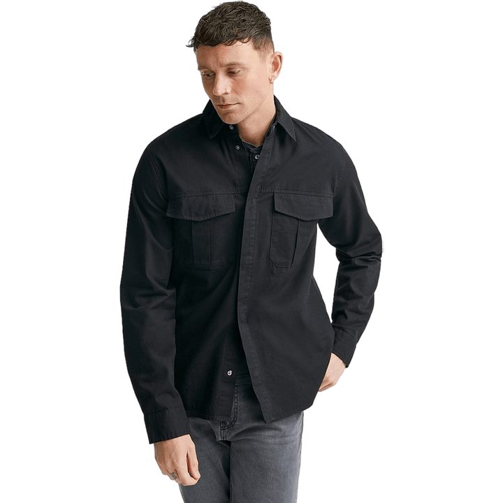 Laurel Twill Hybrid Shirt Black