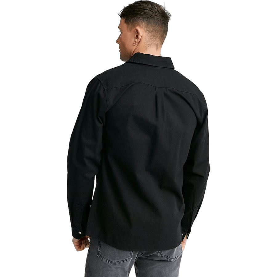 Laurel Twill Hybrid Shirt Black