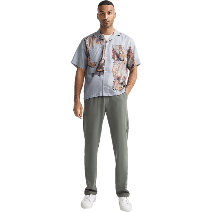 Pantaloni con coulisse Patrick Verde timo