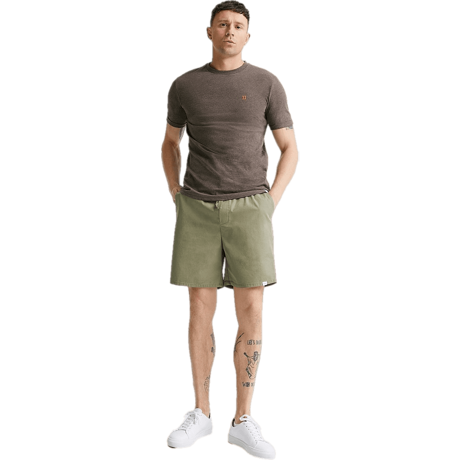 Otto Twill Shorts Lichen Green