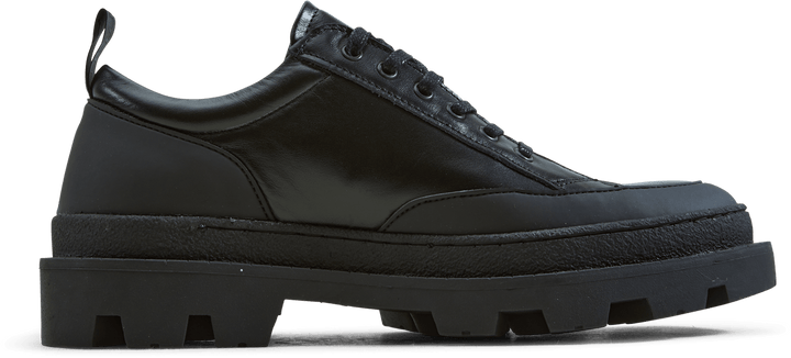 Tanner Leather Sneaker Musta/musta