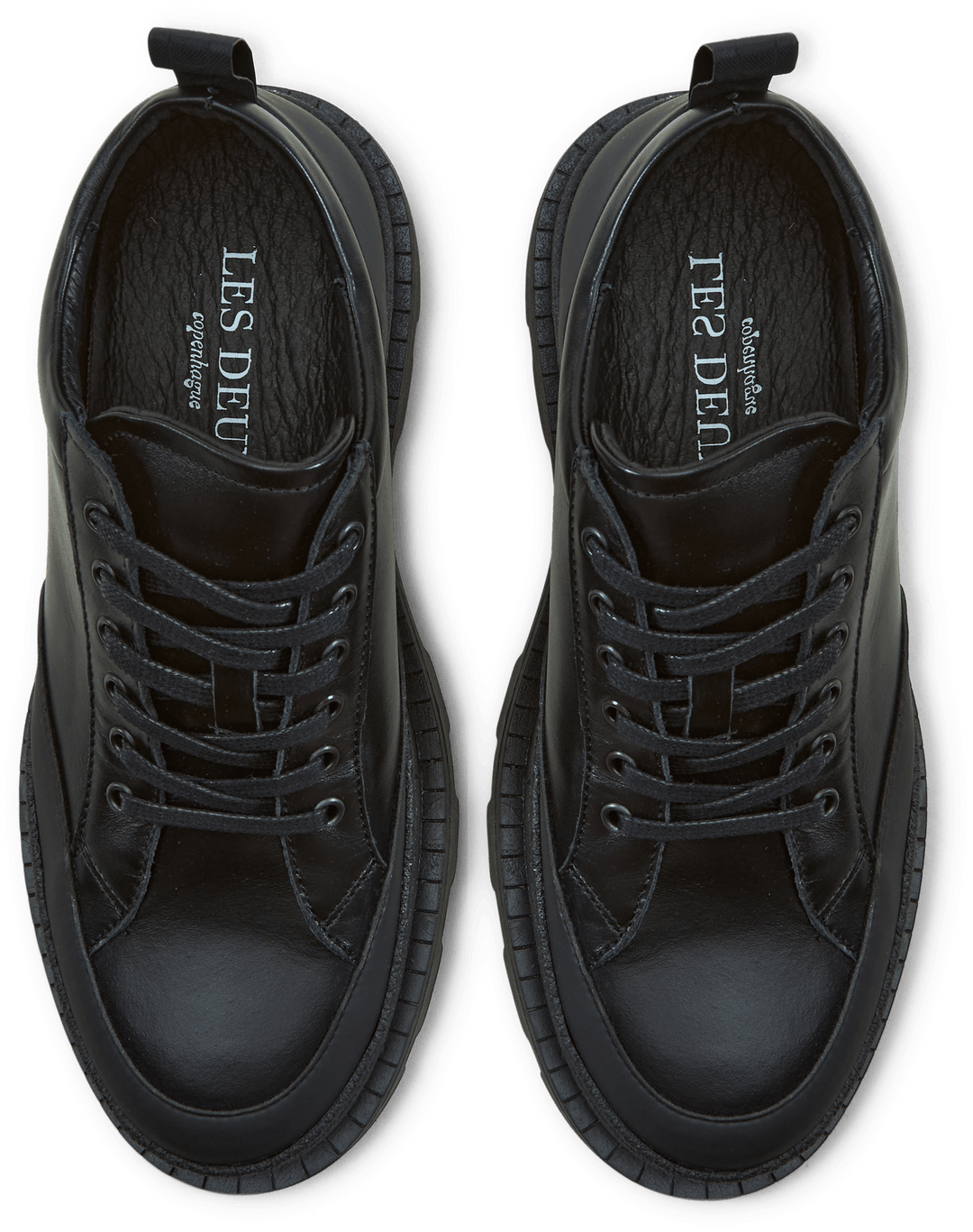 Tanner Leather Sneaker Musta/musta