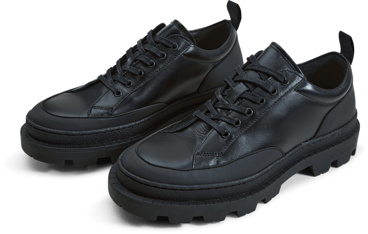 Tanner Leather Sneaker Musta/musta