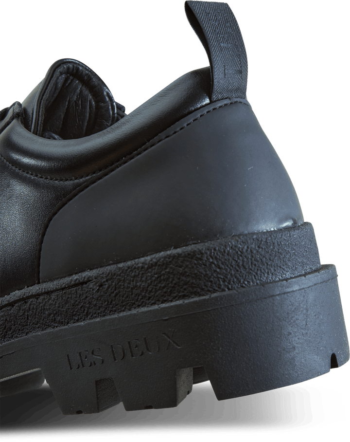 Tanner Leather Sneaker Musta/musta