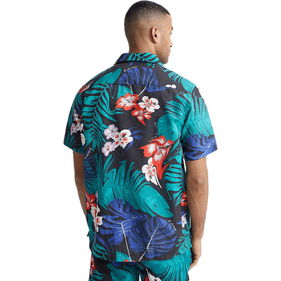 Elio Hibiscus Print Deep Lake