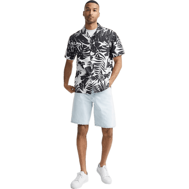 Elio Hibiscus Print White