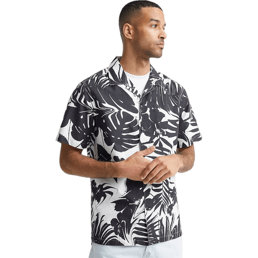 Elio Hibiscus Print White