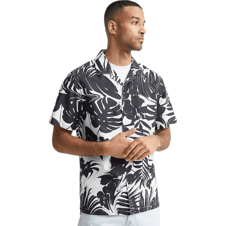Elio Hibiscus Print White