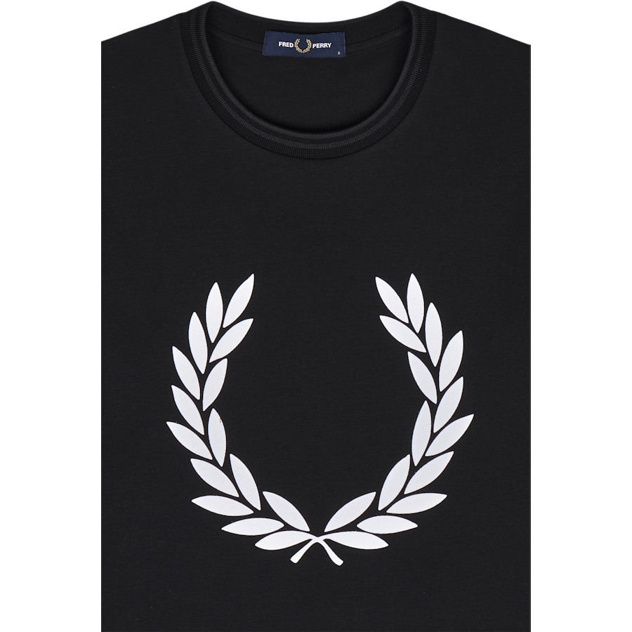 Fred Perry Flock Laurel Wreath Tee 184