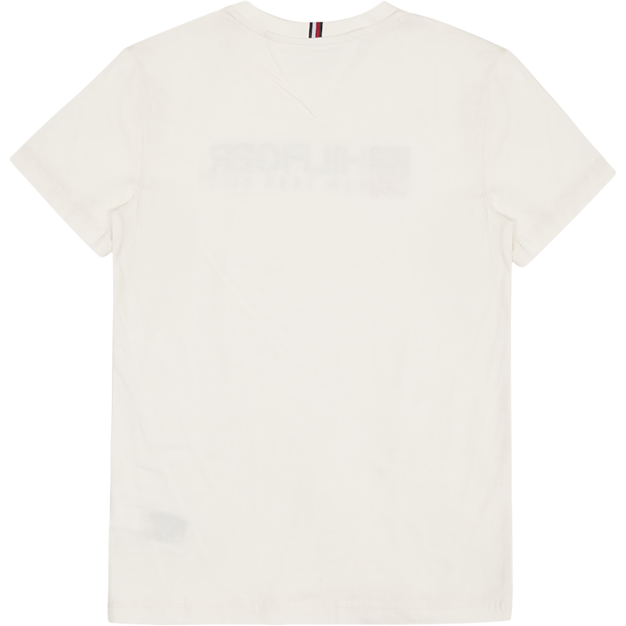 U Tommy majica z logotipom S/s Ybh - Ancient White