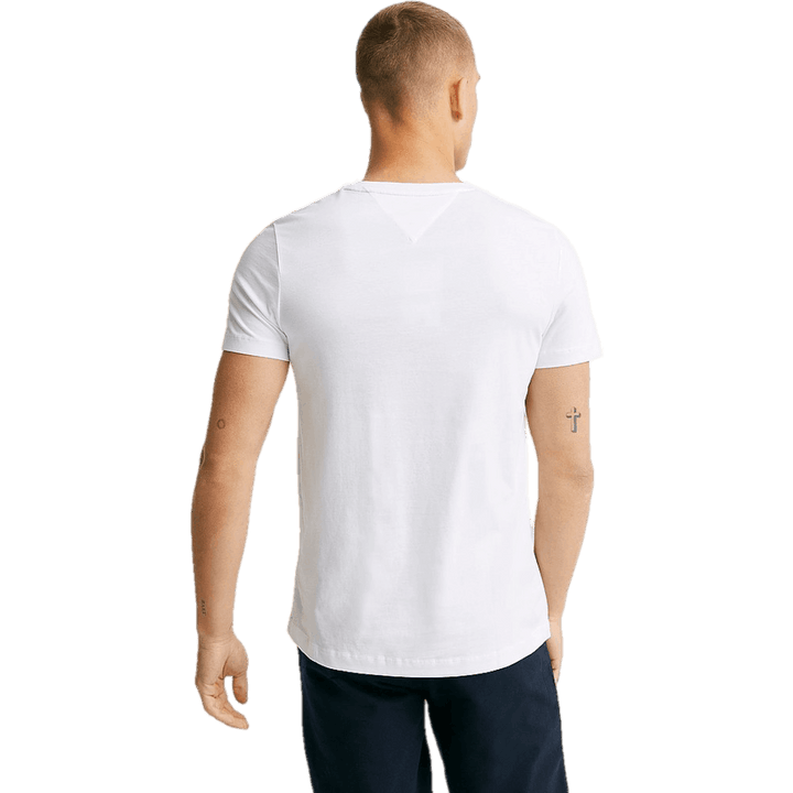 Palmové květinové tričko Ybr - bílé