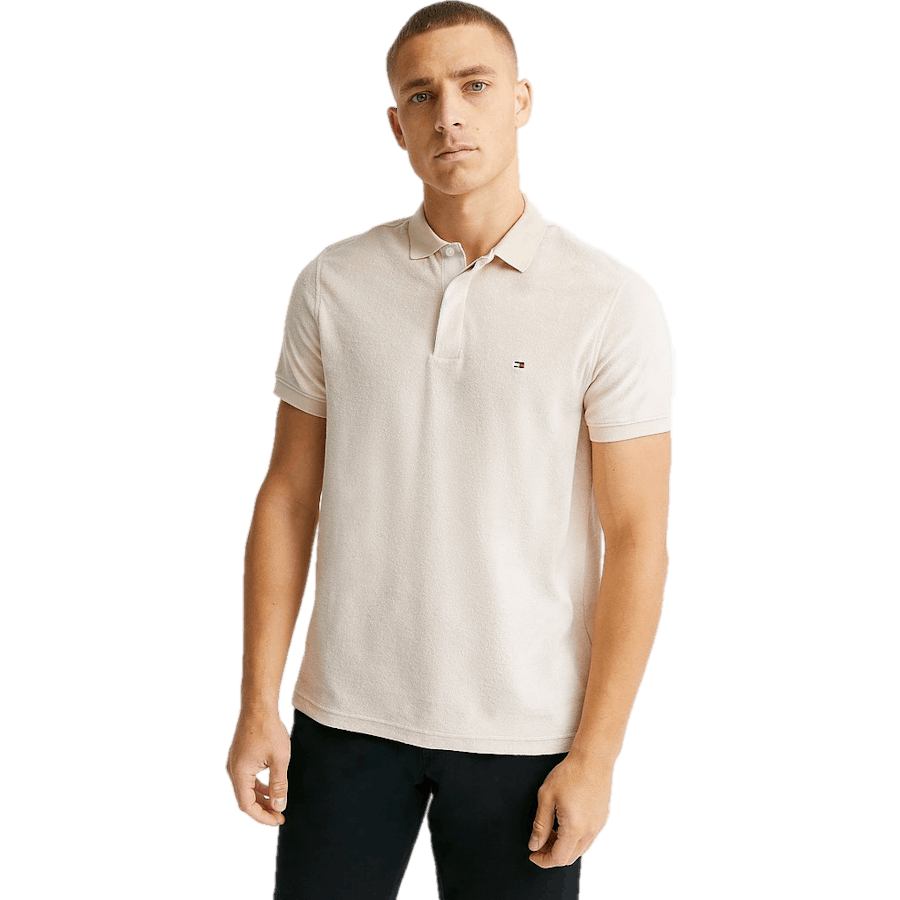 "Micro Towelling Regular Polo Af4" - Plunksnų baltumo