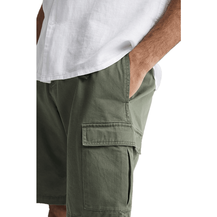 M Cotton Cargo Shorts 010 Pine Needle