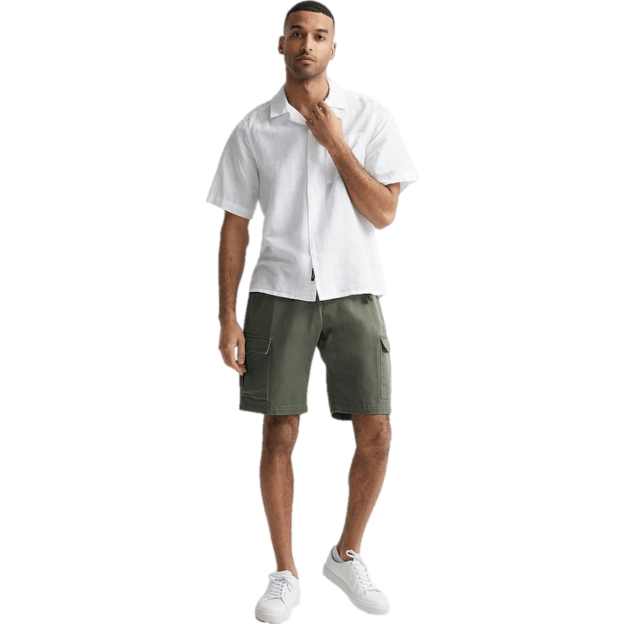 M Cotton Cargo Shorts 010 Pine Needle