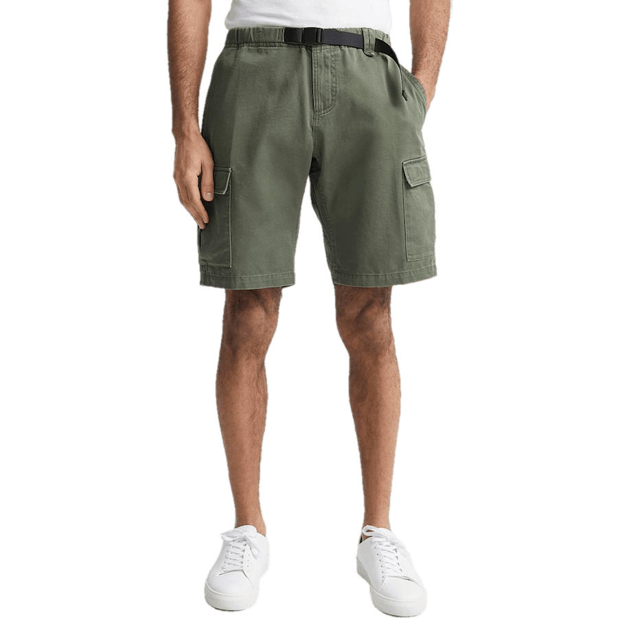 M Cotton Cargo Shorts 010 Pine Needle