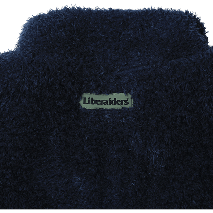 Pile Fleece Jacket Navy