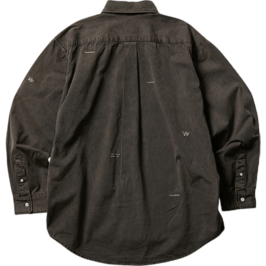 Garmentdyed Oxford Shirt Gray