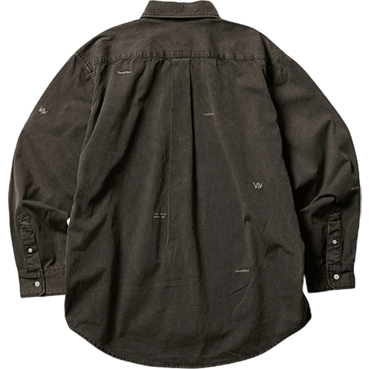 Garmentdyed Oxford Shirt Gray