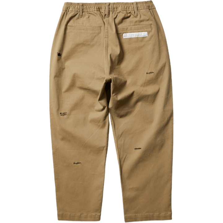 Pantaloni Chino con ricamo Beige