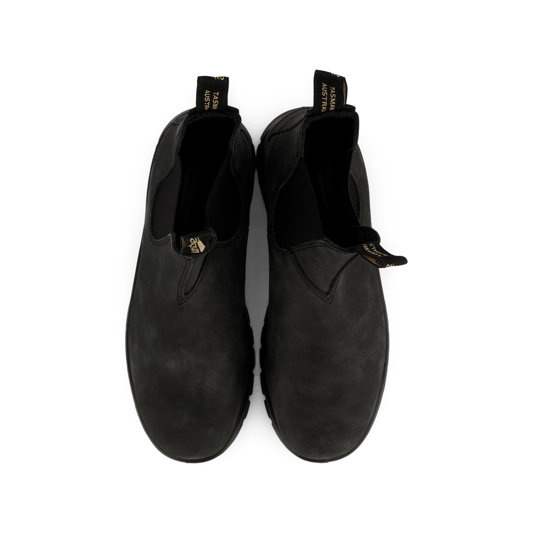 Bl Stövel med elastisk sida - V Cut C Rustic