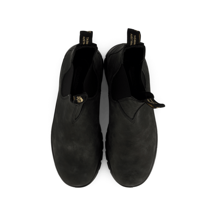 Bl Stövel med elastisk sida - V Cut C Rustic