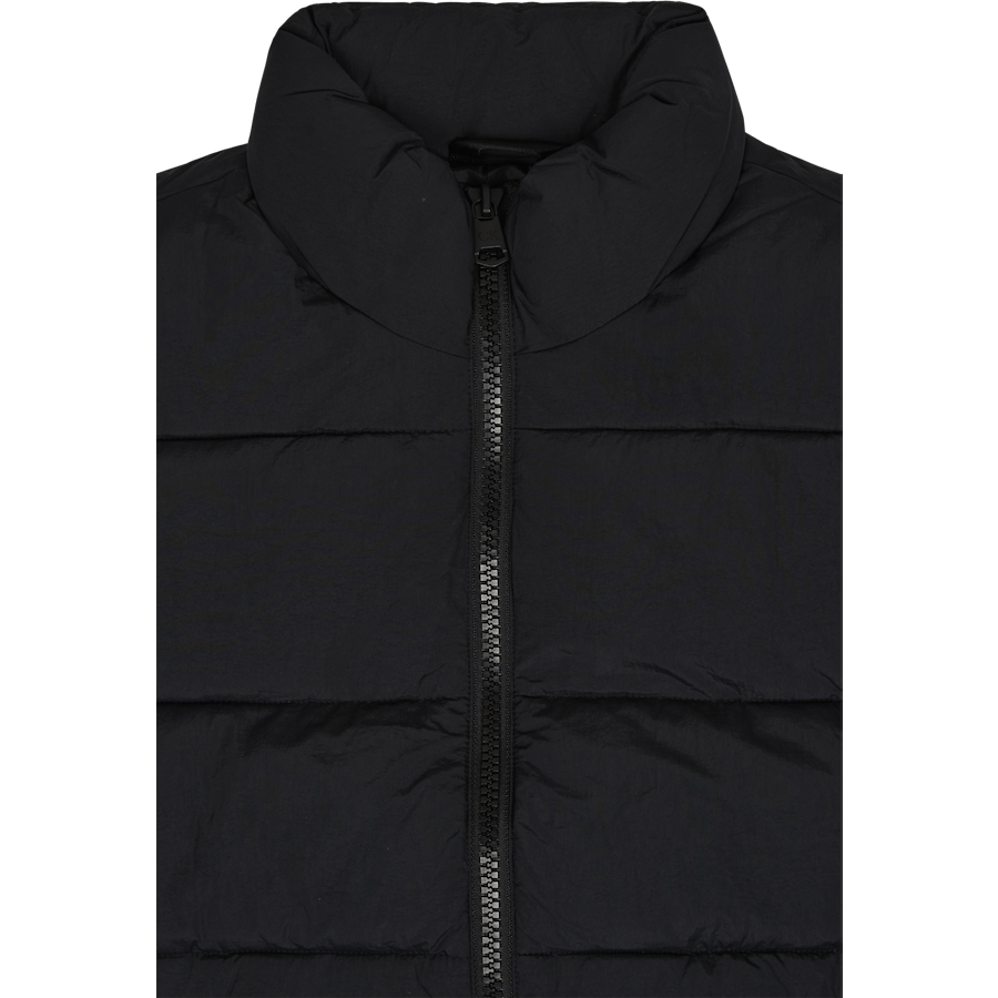 Crinkle Nylon Puffer Vest Beh