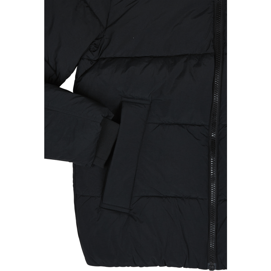 Crinkle Nylon Puffer Jacket Beh