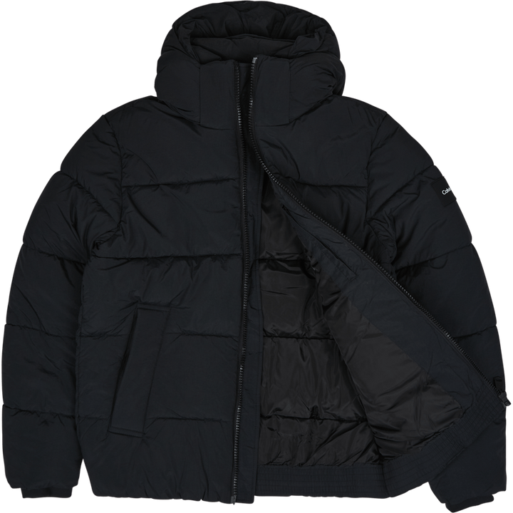 Crinkle Nylon Puffer Jacket Beh