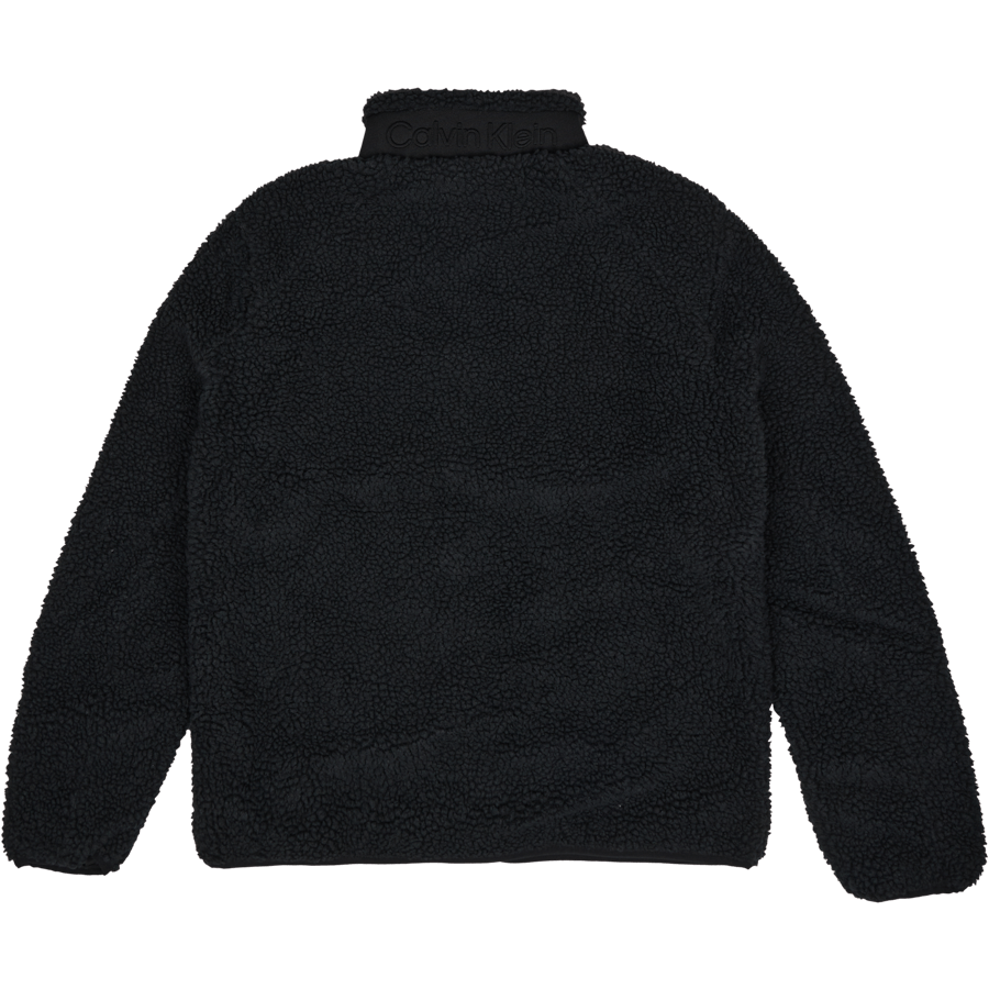 Teddy Zip Through Jacket Beh - Ck Black