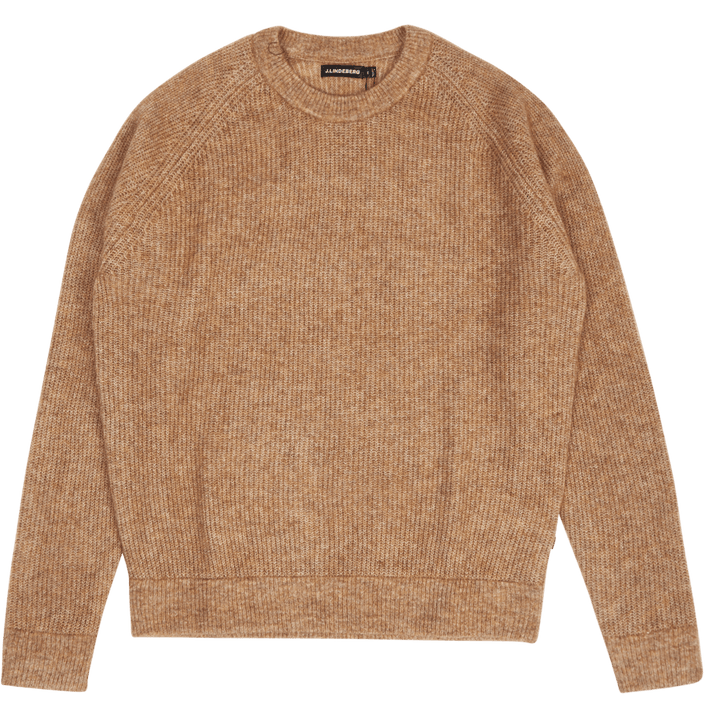 J.Lindeberg Vance Mohair Blend Crew Neck Tiger