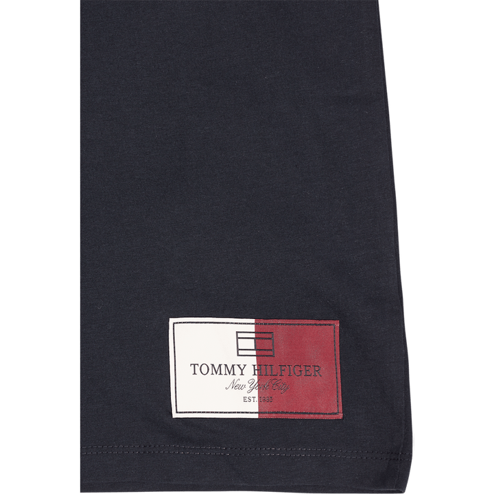 Flag Label Tee S/s Dw5 - Desert Sky
