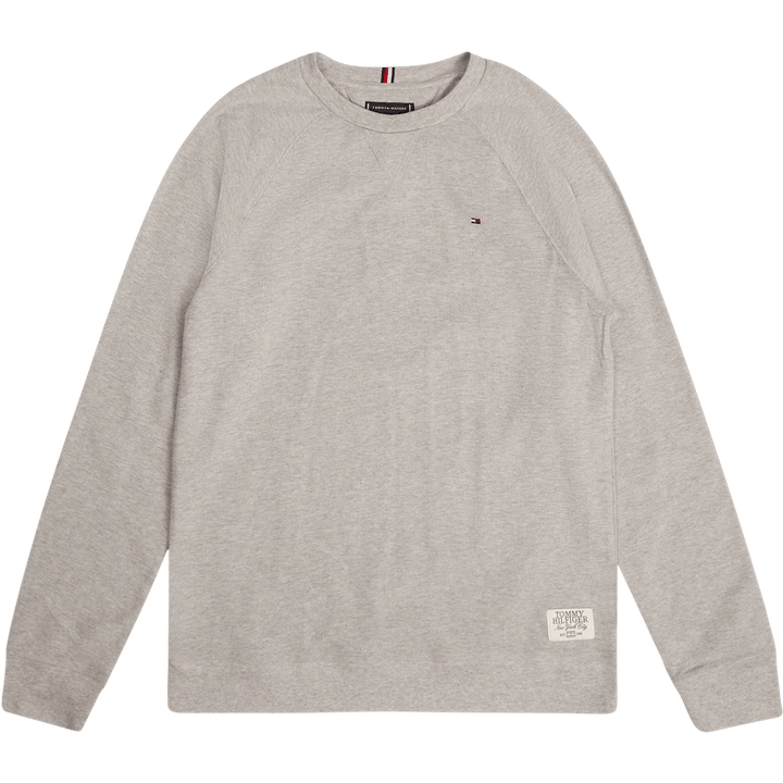 Marškinėliai "Waffle Tee L/s P01" - Šviesiai pilka Heather