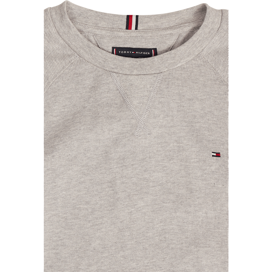 Marškinėliai "Waffle Tee L/s P01" - Šviesiai pilka Heather