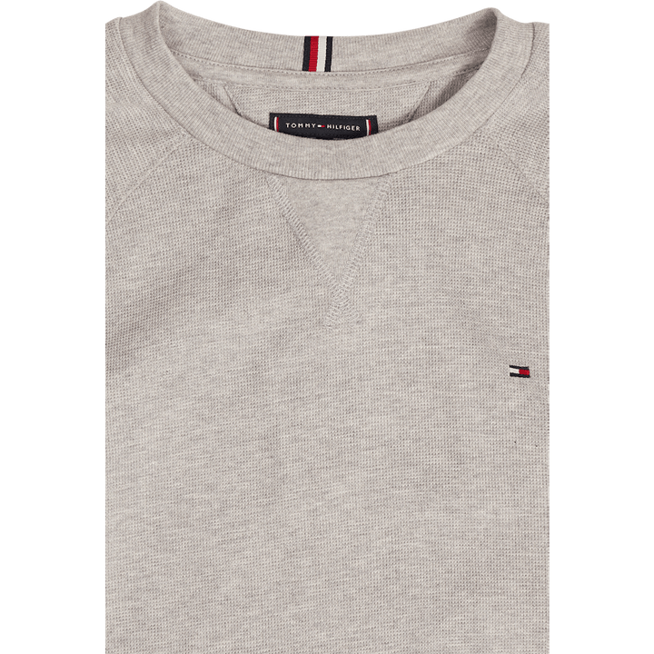 Marškinėliai "Waffle Tee L/s P01" - Šviesiai pilka Heather