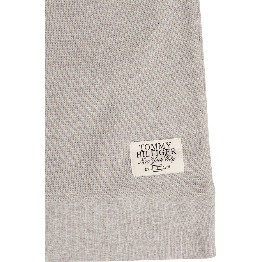 Marškinėliai "Waffle Tee L/s P01" - Šviesiai pilka Heather