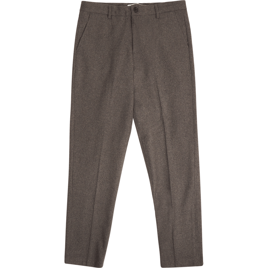 Les Deux Como Reg Wool Suit Pants Dark