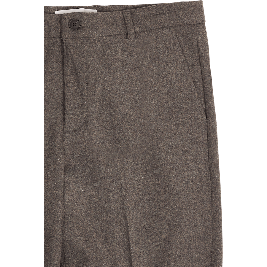 Les Deux Como Reg Wool Suit Pants Dark
