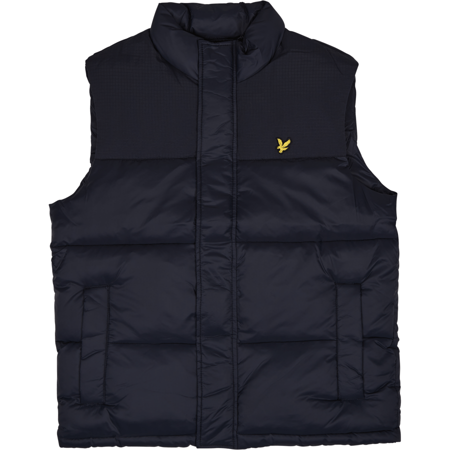 Vadderad Gilet Mörk