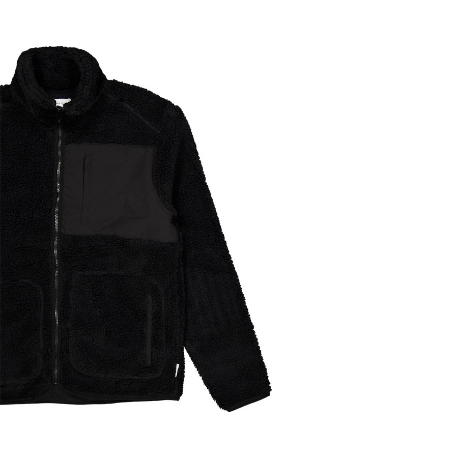 Studio Total Contrast Pile Jacket