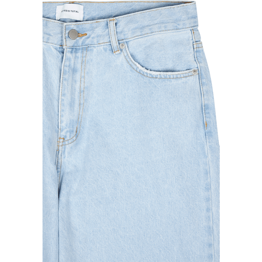 Studio Total Icon Wide Jeans Bleached